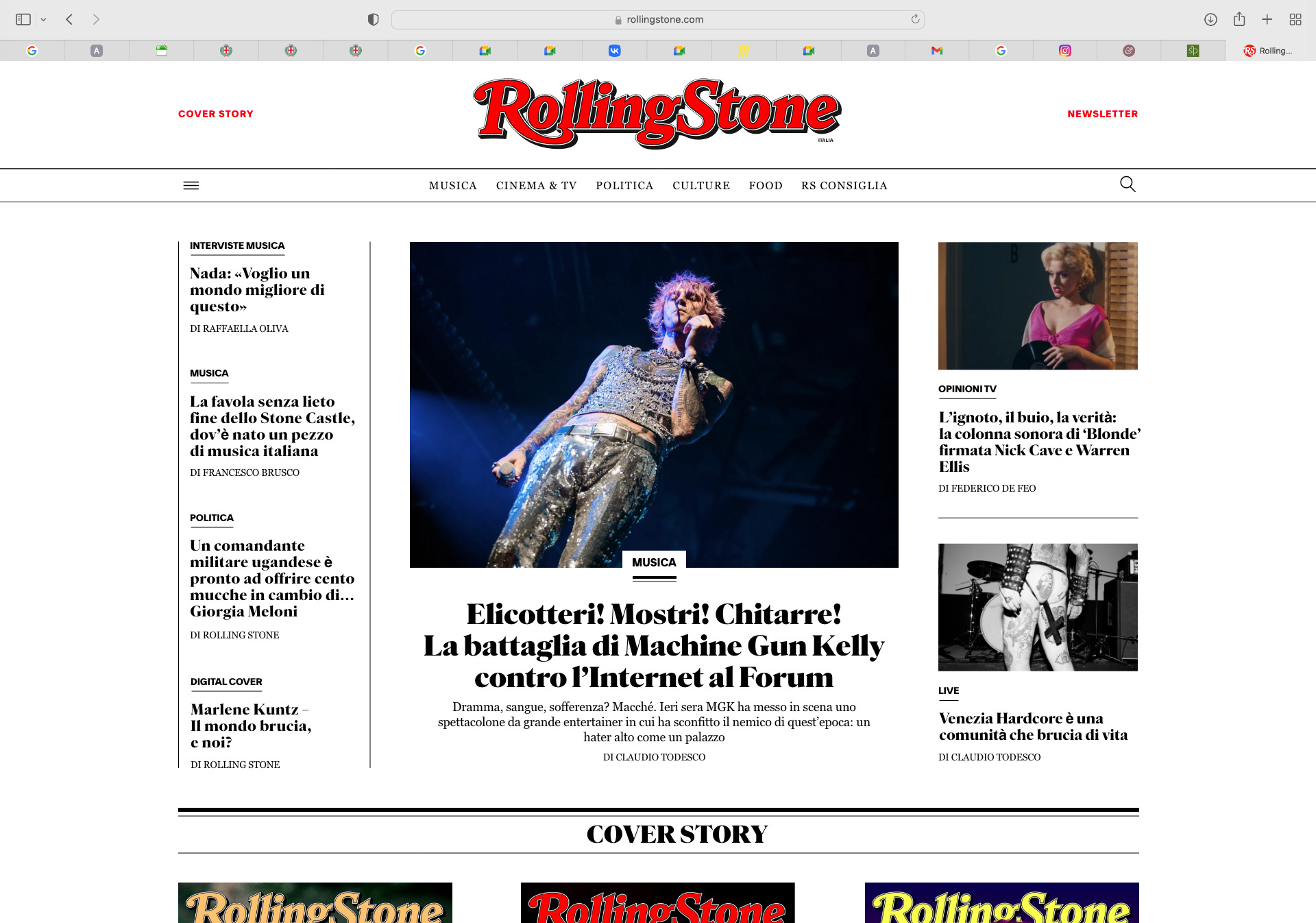 Rolling Stone Italia - project 2022 Neue Milano